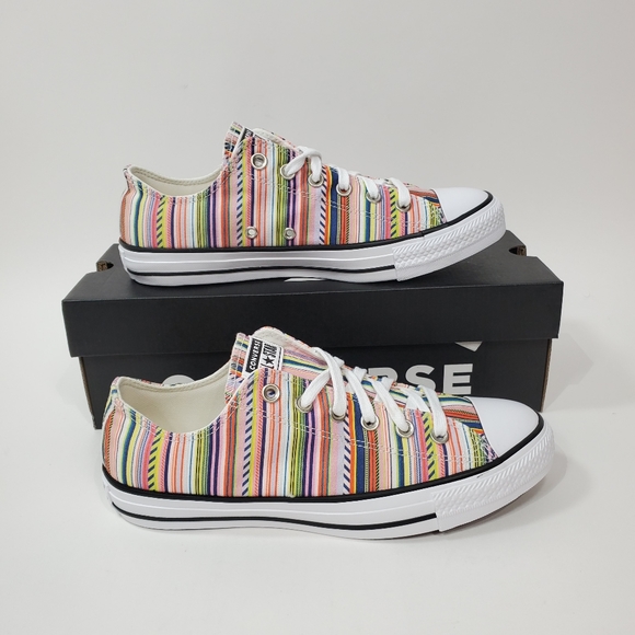 summer stripes chuck taylor all star low top